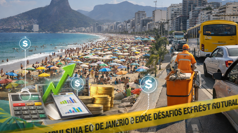 Turismo impulsiona economia do Rio de Janeiro e expõe desafios estruturais no verão