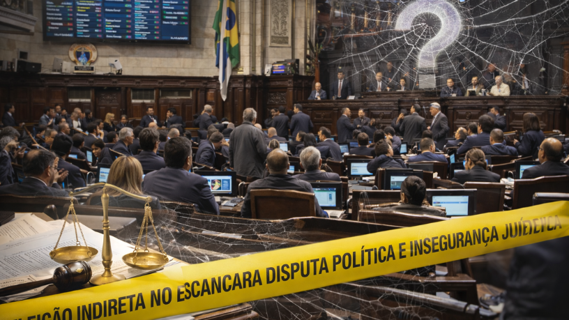 Eleição indireta no Rio escancara disputa política e insegurança jurídica na Assembleia